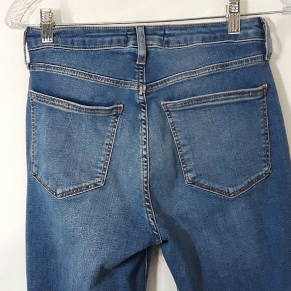 Womens Sz 27 Distressed Destroyed Highrise Skinny Forever 21 Jeans - Picture 6 of 11